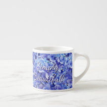 Blauwe Hortensia Espressiekop
