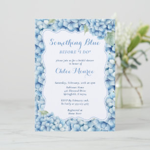Blauwe hortensia iets blauw voordat ik elegant doe kaart