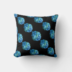 Blauwe Hortensia Kussen