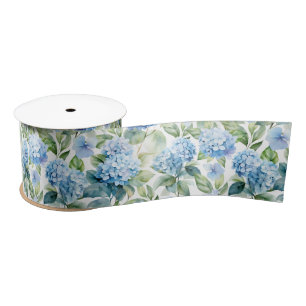 Blauwe Hortensia Lint