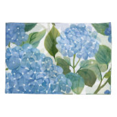 Blauwe hortensia | Mooie bloemen Struik Kussensloop (Achterkant)