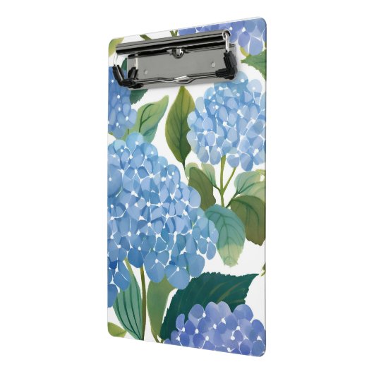 Blauwe hortensia | Mooie bloemen Struik Mini Klembord (Angled2)