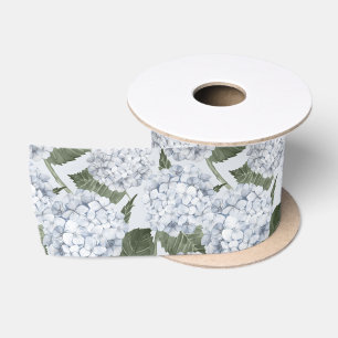 Blauwe Hortensia Tuin Bloemen Lint