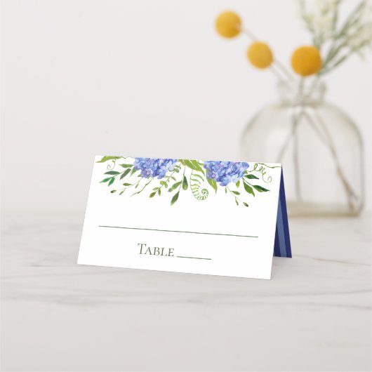 Blauwe Hortensia's Bruiloft (Voorkant)