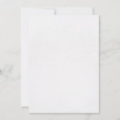 Blauwe Hortensia's Bruiloft Save The Date (Achterkant)