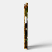 Blauwe hortensia's in Goud Lijst Case-Mate iPhone Case (Achterkant / Rechts)