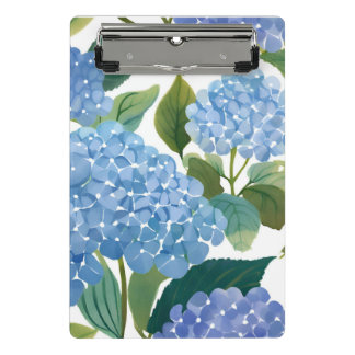 Blauwe Hortensia's | Mooie Bloeiende Struik Mini Klembord