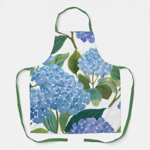 Blauwe Hortensia's Mooie Bloeiende Struik Schort