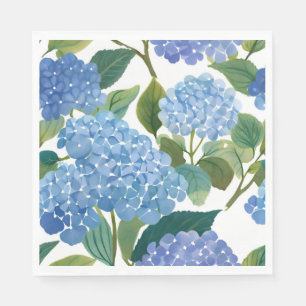 Blauwe Hortensia's Mooie Bloemenstruik Servet