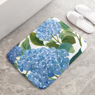 Blauwe Hortensia's Mooie Bloementuin Badmat