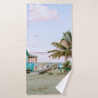 BLAUWE HOUDEN HUIS NORMAAL WATER BADHANDDOEK