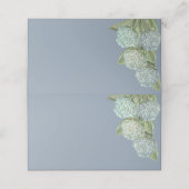 Blauwe hydrangea Blank (Buitenkant ongevouwen)