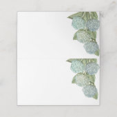 Blauwe hydrangea Blank (Buitenkant ongevouwen)