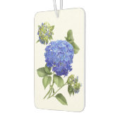 Blauwe Hydrangea Bloem Botanische Kunst Ontwerp Luchtverfrisser (Links)
