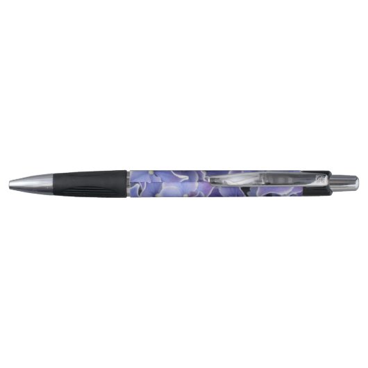 Blauwe hydrangea met witte rand Pen Emmy (Achterkant)