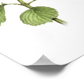 Blauwe hydrangea Originele Kunstafdrukken Poster (Hoek)