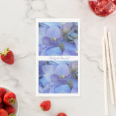 Blauwe hydrangea servet (Insitu)