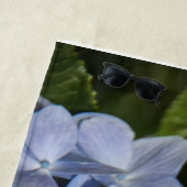 Blauwe Hydrangea strandlaken (In situ)