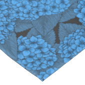 Blauwe hydrangea tafelkleed (Gekanteld)