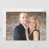 Blauwe Hydrangeas foto Sla de datum op Save The Date (Achterkant)