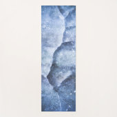 Blauwe ijkopfoto van het bovenste deel van het rac yogamat (Voorkant)