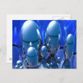 Blauwe ijs briefkaart (Voorkant / Achterkant)