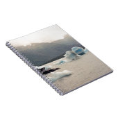 Blauwe ijs notitieboek (Rechterzijde)