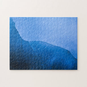 Blauwe ijs onmogelijke volwassen legpuzzel