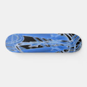 Blauwe ijs skateboard (Horizontaal)