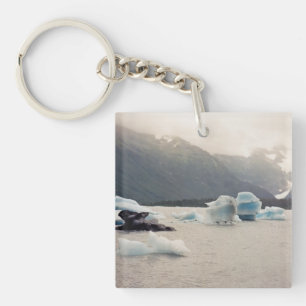 Blauwe ijs sleutelhanger