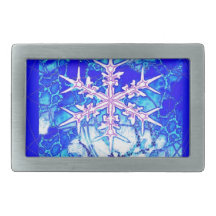 Blauwe ijskap Snowflake Gifts by Sharles Art, bevr