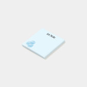 blauwe ijsschots post-it® notes (Schuin)