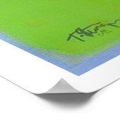 Blauwe Indiaan Poster (Hoek)