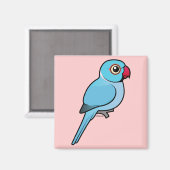 Blauwe Indische ringnek Magneet (Voorkant / Achterkant)