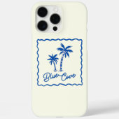 Blauwe Inham Case-Mate iPhone Case (Achterkant)