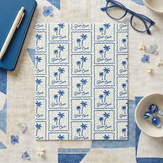 Blauwe Inham Legpuzzel
