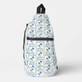 Blauwe Inham Sling Bag (Voorkant)