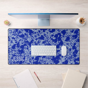 Blauwe Inkt op Blauwe Hemel Eenvoudig Modern Bureaumat