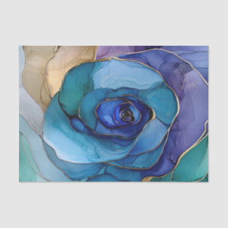 Blauwe inkt Tissue Paper II Tissuepapier