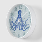  blauwe inktvis met ankers (Hoek)