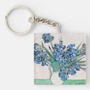 Blauwe Irissen door Vincent Van Gogh Fijne Kunst Sleutelhanger