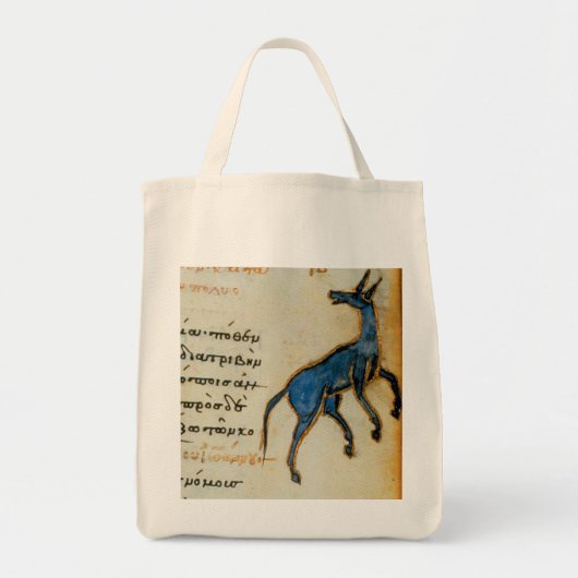 Blauwe jas tote bag (Voorkant)