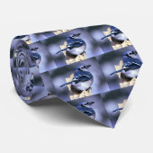 Blauwe Jay, Blauwe Jay, Blauwe Jay, Blauwe Jay, Bl Stropdas (Opgerold)