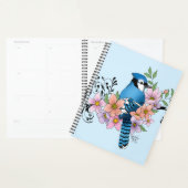 Blauwe Jay Lente Bloemen Planner (Display)