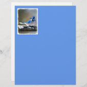 Blauwe jay-schildering - Oorspronkelijke vogelkuns (Voorkant / Achterkant)
