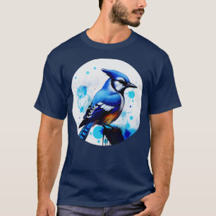 Blauwe jay vogel 3 t-shirt