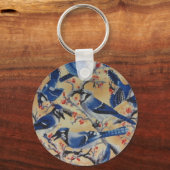 Blauwe Jays Sleutelhanger (Voorkant)
