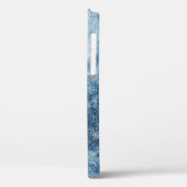 Blauwe jeans denim, getextureerde achtergrond. Case-Mate iPhone case (Achterkant / Links)