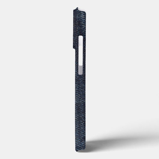 Blauwe jeans Denim-structuur Case-Mate iPhone Case (Achterkant / Links)