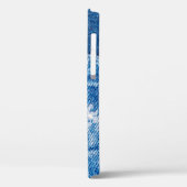Blauwe jeans denim textuur Case-Mate iPhone case (Achterkant / Links)